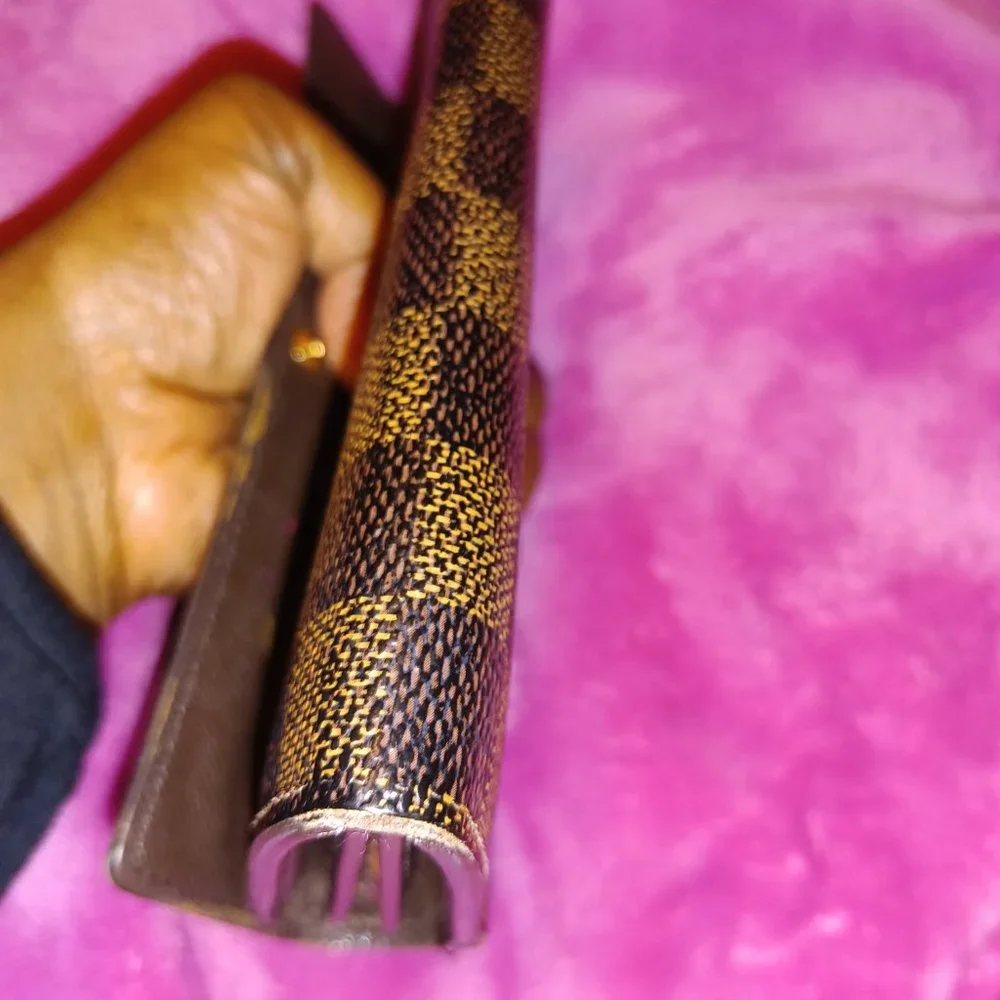 Louis Vuitton Damier Wallet with Custom Interior